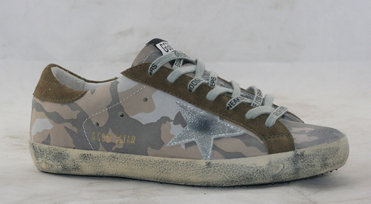 Golden Goose Camo Brown Handmade