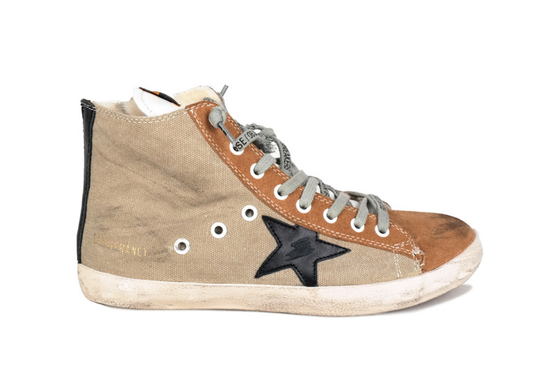 Golden Goose Francy Wool Beige Handmade