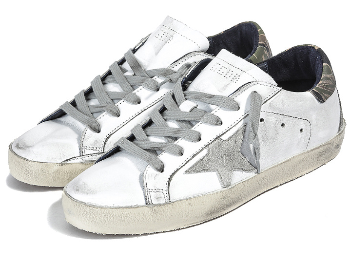 Golden Goose Camouflage Sole Sneakers