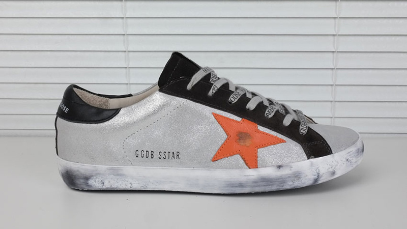 Golden Goose Silver Orange Handmade