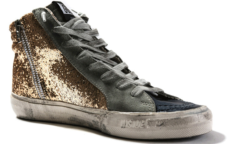 Golden Goose Slide Glitter Sneakers