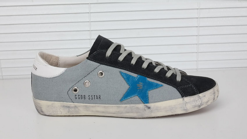 Golden Goose Super Star Greyblue Handmade