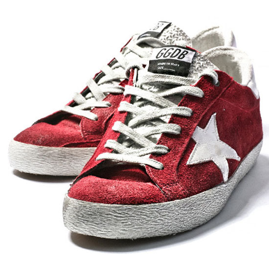 Golden Goose Superstar Italian Red With White