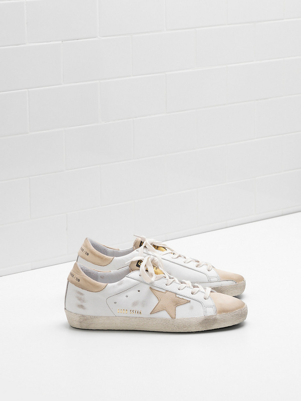 Golden Goose Superstar Sneakers Upper In Calf Leather Star In Leather