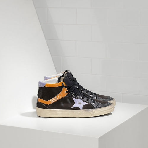 Golden Goose Sneakers 2.12 In Camoscio Con Stella In Pelle