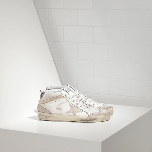 Golden Goose Sneakers Mid Star Limited Edition Uma In Leather & Star In Pony Skin