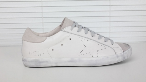 Golden Goose All White Cream Handmade