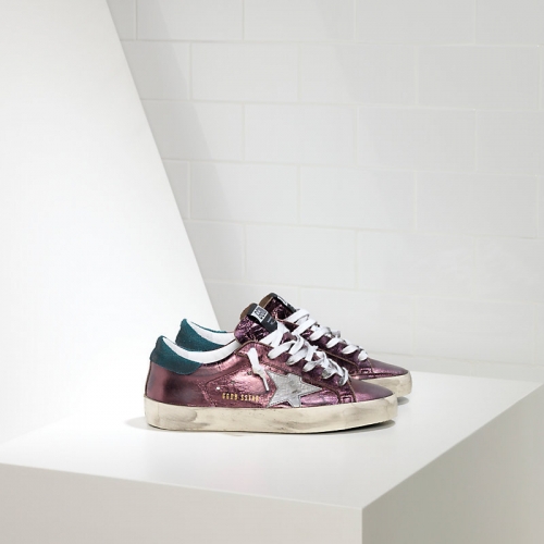 Golden Goose Sneakers Super Star In Pelle E Stella In Pelle