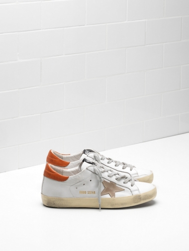 Golden Goose Superstar Sneakers Upper In Calf Leather Suede Star Leather Heel Tab