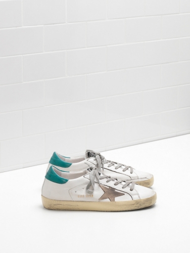 Golden Goose Superstar Sneakers Upper In Calf Leather Suede Star Rubber Sole