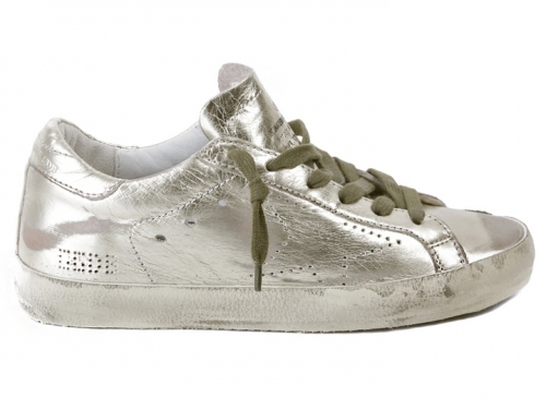 Golden Goose Gold Sneakers