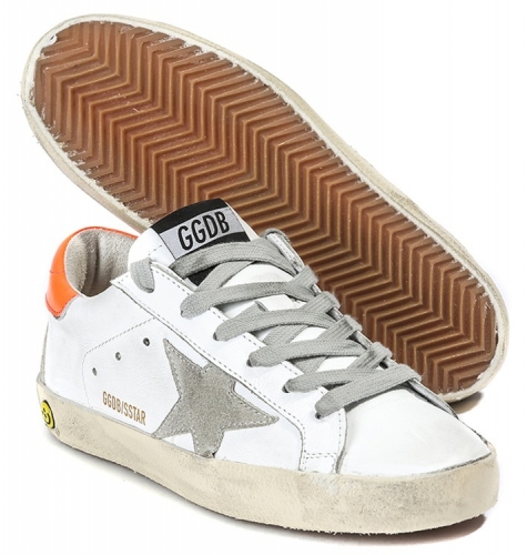 Golden Goose Orange Sole Sneakers